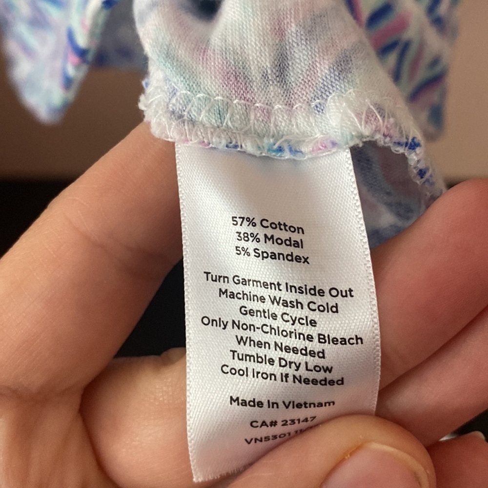 Talbots cross back tee - Picture 5 of 6
